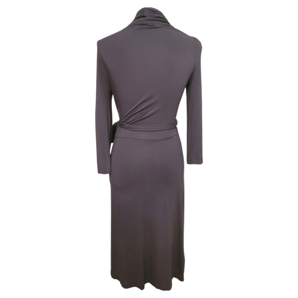 Banana Republic Gray Faux Wrap Dress Size Small - Picture 4 of 5